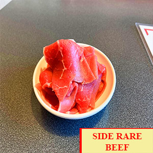 15.DĨA TÁI - RARE BEEF(SIDE DISH)